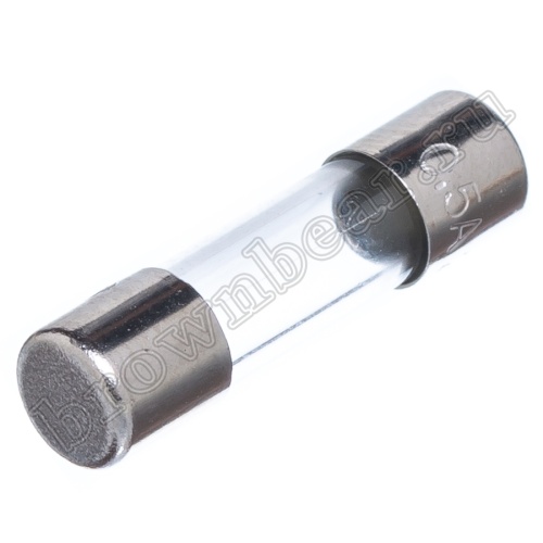 Предохранитель 5х20 мм, цилиндрический, стеклянный, быстрый, 0.5А/250В (GFE)