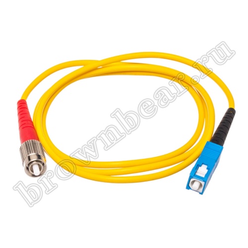 FC-SC патч-корд одномодовый 1м (Simplex)  фото 2