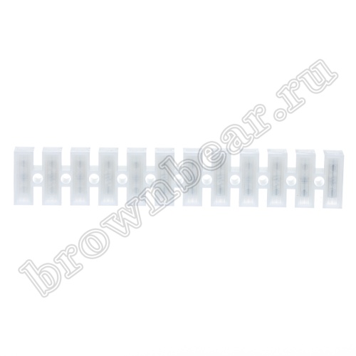 Клеммник ЗВИ зажим винтовой изолированный, 12 пар 1.0 - 4.0 мм² TLB-100-12P фото 4