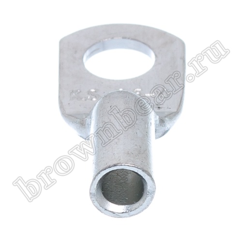 Клемма кольцевая обжимная тип "O" прямоугольная 4.3 мм на провод 1.5 - 2.5 мм², неизолированная, кратно 100шт. TRC-2-4 фото 4