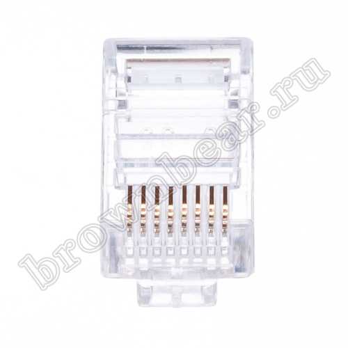 Разъём RJ-45 8P8C, для круглого многожильного кабеля TPR-8P8C фото 4