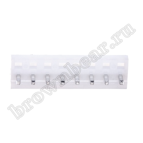 Разъем питания 8 контактов, вилка на плату, шаг 3.96 мм PWL-8 фото 5