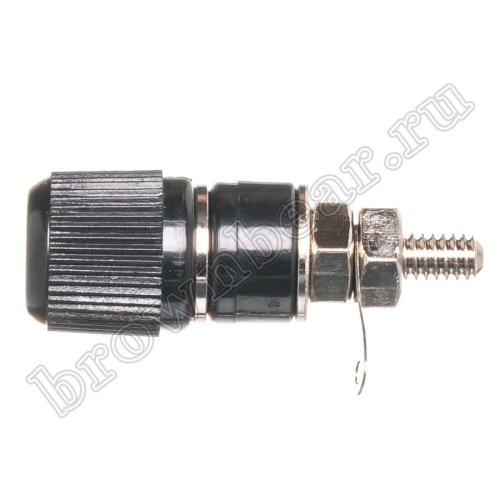 Клемма приборная для разъема Banana, тип 1 (гнездо), черная BP-1AB фото 8