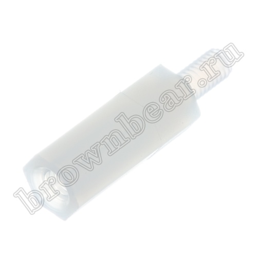 Шестигранная стойка пластиковая для печатных плат, нейлоновая, кратно 100 шт. HTS-315