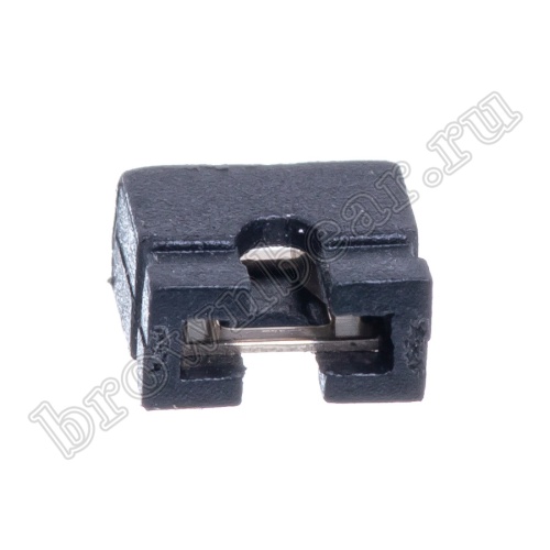 Джампер-перемычка 4.5 мм, шаг 2.54 мм, открытый, 2 контакта фото 2