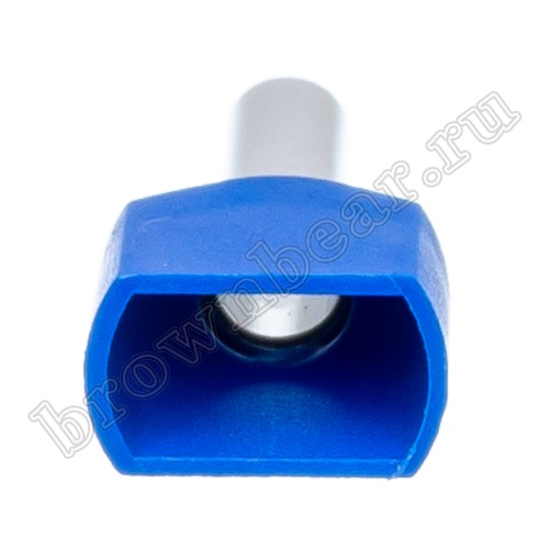 Кабельный наконечник штыревой втулочный изолированный НШВИ2 10 мм, под опрессовку на провод 2.5 мм², упаковка 100шт. TIC2-2.5-10 фото 4