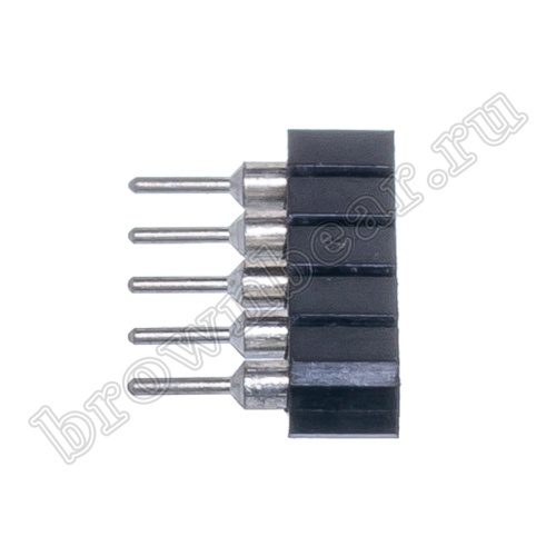 Панелька для микросхем SIP 5 цанговая, однорядная фото 3