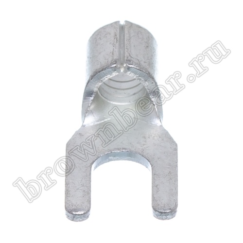 Клемма вилочная обжимная тип "U" 4.3 мм, на провод 4.0 - 6.0 мм², неизолированная, кратно 100шт. TY-5.5-4 фото 4