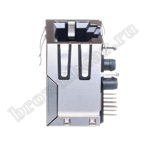 Разъём RJ-45 гнездо на плату, 8P8C, тип 16, экранированный TJ16S-8P8C фото 7