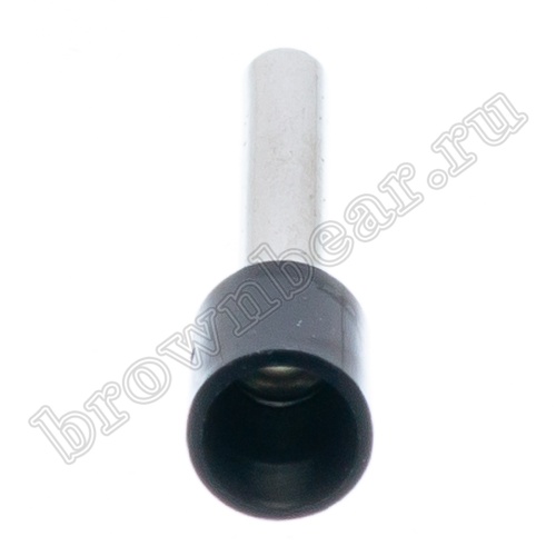 Кабельный наконечник штыревой втулочный изолированный НШВИ 12 мм, под опрессовку на провод 1.5 мм², упаковка 100шт. TIC-1.5-12 фото 4