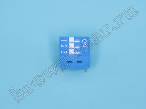 Переключатель Dip-Switch 3 контактных группы фото 2