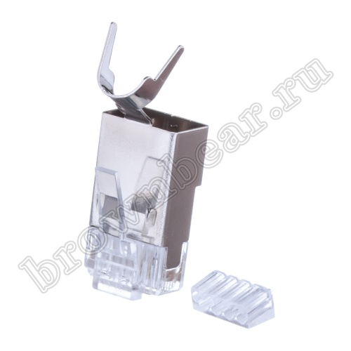 Разъём RJ-45 экранированный, 6 категории, со вставкой TPS6-8P8C-S2 фото 3