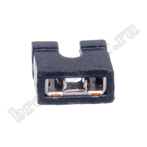 Джампер-перемычка 4.5 мм, шаг 2.54 мм, открытый, 2 контакта фото 4