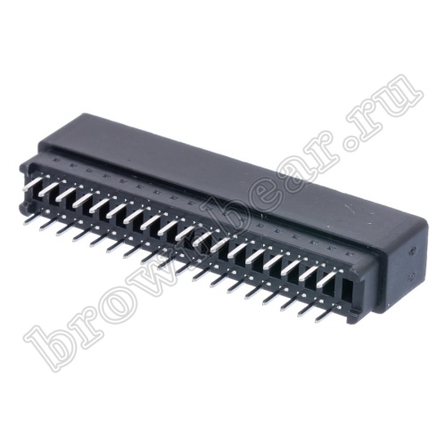 Слот (краевой разъём) 36 контактов на плату фото 4