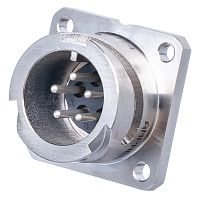 Разъем Amphenol серии 97B, ACA-B, 5 контактов, вилка на блок, тип 14S, байонет 97B3102E-14S-5P(A23)