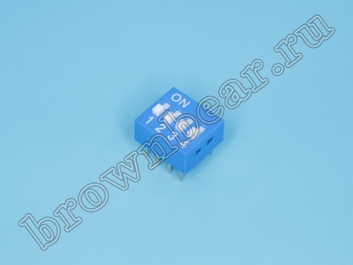 Переключатель Dip-Switch 4 контактных группы, (B001C)