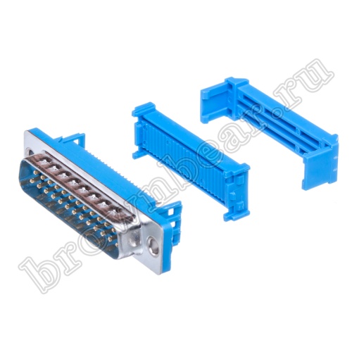 Разъем D-SUB 25 контактов, гнездо на плоский кабель DI-25F фото 3