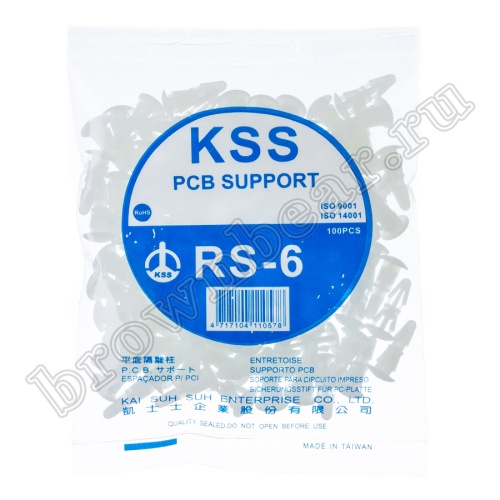 Стойка пластиковая для печатных плат, нейлоновая, кратно 100 шт. RS-6 фото 4