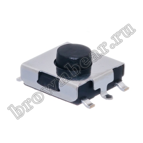 Кнопка тактовая SMD, 6x6 мм, h=3.2 мм, 4 контакта SWT-32
