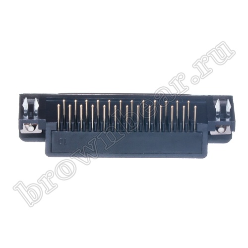 Разъем D-SUB 25 контактов, гнездо на плату, прямой угол  9.4мм DRB-25FB фото 5