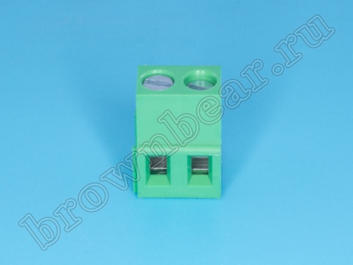 Клеммник винтовой на плату, 2 контакта, 5.0 мм, угловой TB-01RA фото 4