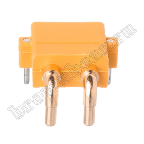 Разъем питания XT30 для АКБ, 2 контакта, штекер на плату угловой XT30PW30-M.G.Y фото 4