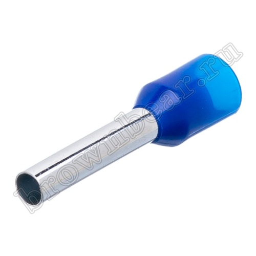 Кабельный наконечник штыревой втулочный изолированный НШВИ 12 мм, под опрессовку на провод 2.5 мм², упаковка 100шт. TIC-2.5-12