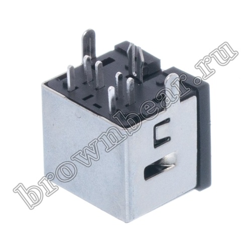 Гнездо mini DIN 6 контактов на плату MDN-6FR фото 2