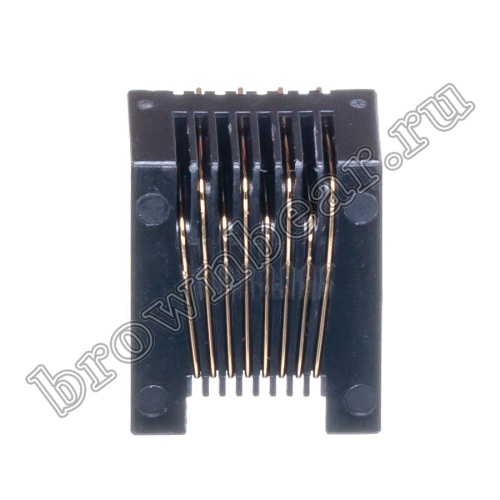 Разъём RJ-45 гнездо на плату, 8P8C, тип 4 TJ4-8P8C фото 2
