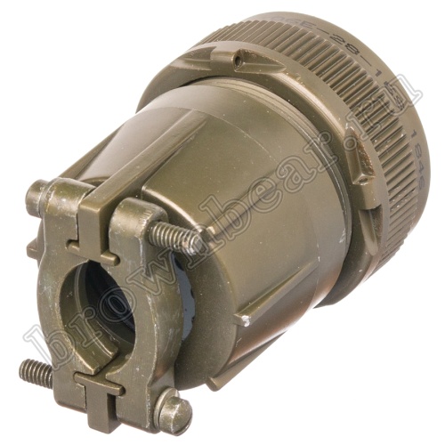 Разъём Amphenol серии MS, 20 контактов, розетка на кабель, тип 28, резьбовой MS3106E-28-16S фото 3