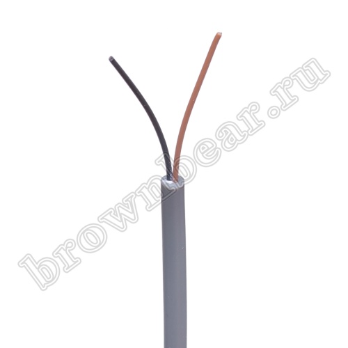 Кабель сигнальный коммуникационный 2 провода, 28AWG, бухта 50м, неэкранированный, серый SIN YU