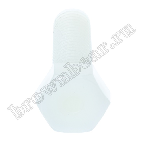 Винт пластиковый М8х1.25, L=30мм, нейлон, упаковка 100 шт. фото 4