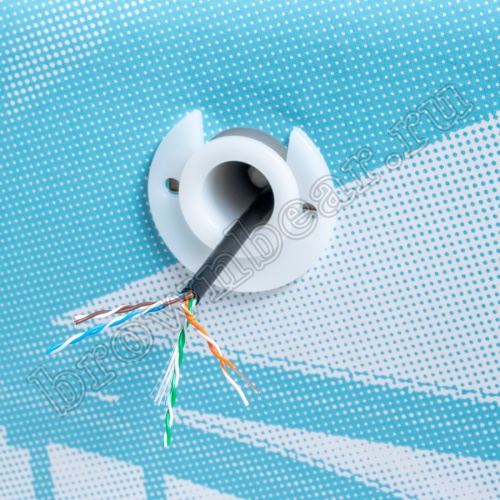 Кабель Витая пара, 4 пары, медный, 5е категория, для внешней прокладки (-60 +60), черный, PCnet, бухта 305м PCnet фото 2