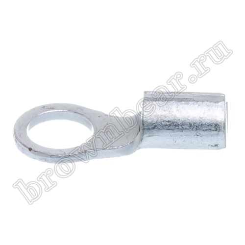 Клемма кольцевая обжимная тип "O" 3.7 мм, на провод 0.25 - 1.5 мм², неизолированная, кратно 100шт. TR-1.25-3 фото 5