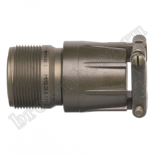 Разъём Amphenol серии MS 14 контактов, розетка на кабель, тип 20, наружная резьба MS3101E-20-27S фото 3