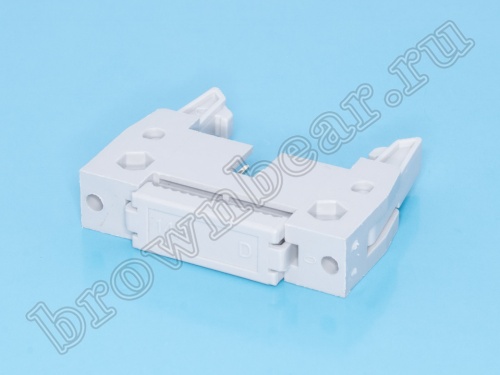 Разъем IDC 2х7 вилка на плоский кабель, шаг 2.54мм, с защелками IDCC-14 фото 3