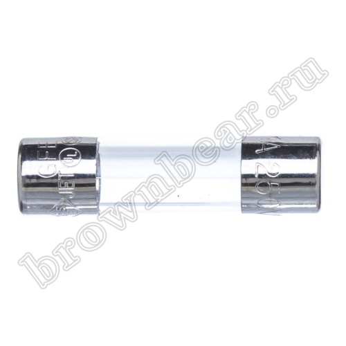 Предохранитель 5х20 мм, цилиндрический, стеклянный, быстрый, 1.0А/250В (GFE) фото 4