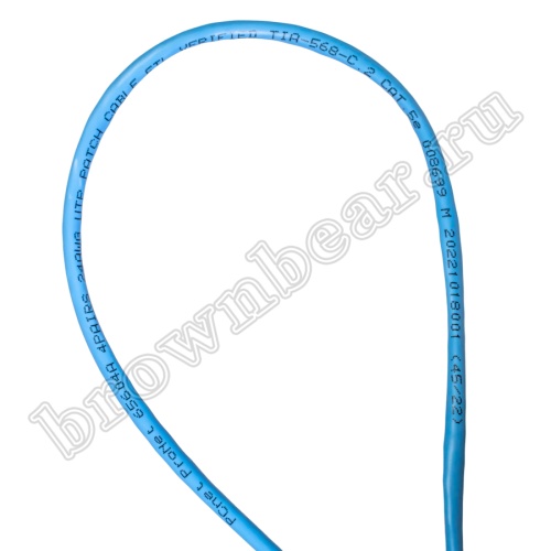 Кабель Витая пара, 4 пары, медный, 5е категория, многожильный, синий, PCnet,  бухта 300м PCnet фото 4