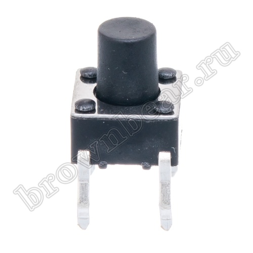 Кнопка тактовая 6х6 мм, h=7.3 мм, 4 контакта SWT-2-73 фото 6