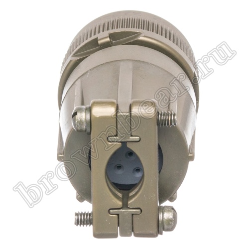 Разъём Amphenol серии MS, 14 контактов, розетка на кабель, тип 20, резьбовой MS3106E-20-27S фото 3