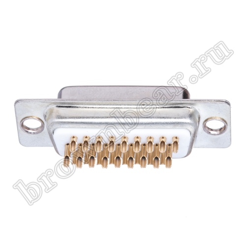 Разъем D-SUB  26 контактов высокой плотности, гнездо на кабель, пайка, тип 2 DHS-26F фото 6