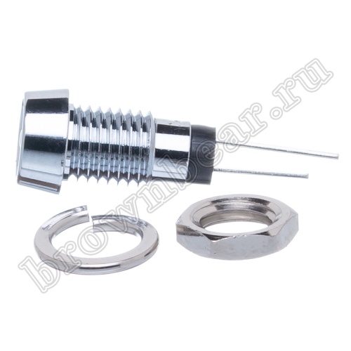 Светодиод в корпусе индикаторный, красный, 7.0 mcd фото 5