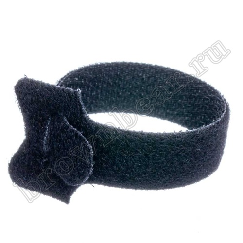 Стяжка (хомут) на липучке 135х12 мм, многоразовая, черная, упаковка 20 шт. MGT-135BK фото 7