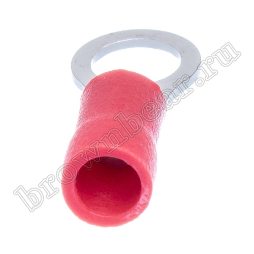 Клемма кольцевая обжимная тип "O" 5.3 мм, на провод 0.25 - 1.5 мм², изолированная, кратно 100шт. TRI-1.25-5 фото 3