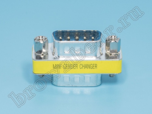 Переходник мини D-SUB 9 вилка - D-SUB 9 вилка GCM-9MM фото 3