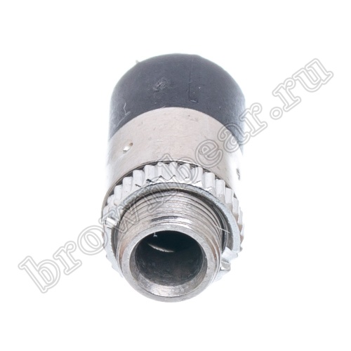 Разъём 3.5мм гнездо mini Jack на приборный блок, крепление гайка, стерео, 3 контакта AUB-38 фото 5