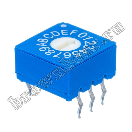 Переключатель Dip-Switch 16 позиций, поворотный SWD16
