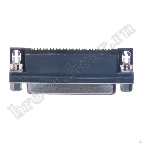 Разъем D-SUB  25 контактов, гнездо на плату, прямой угол  7.2мм, тип 2 DRB-25FA фото 2