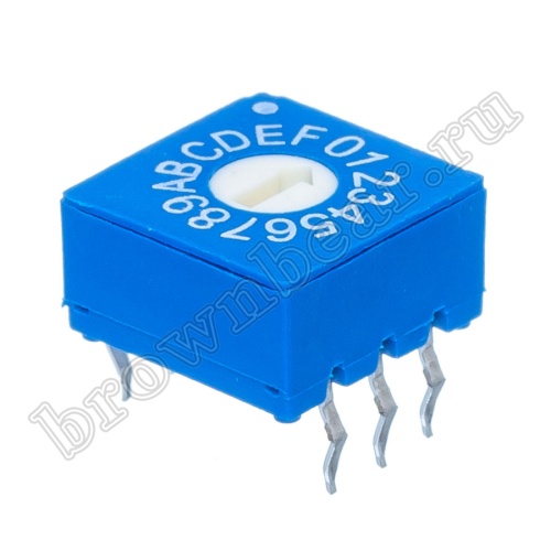 Переключатель Dip-Switch 16 позиций, поворотный SWD16