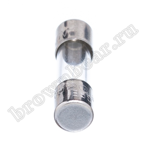 Предохранитель 5х20 мм, цилиндрический, стеклянный, быстрый, 2.0А/250В (GFE) фото 2